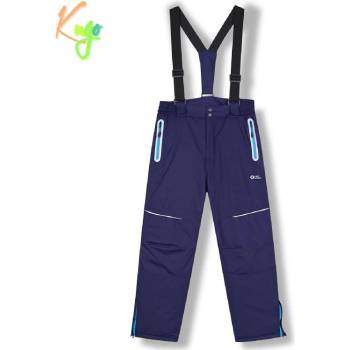 Kugo DK8231 Chlapecké lyžařské kalhoty černá černé zipy