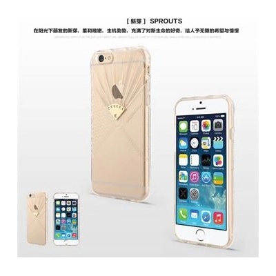 Púzdro Usams gumené Apple iPhone 6/6S New Bud čiré
