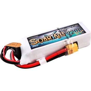 Gens ace G-Tech Soaring 2200mAh 14.8V 30C 4S1P Lipo Battery Pack with XT60 plug
