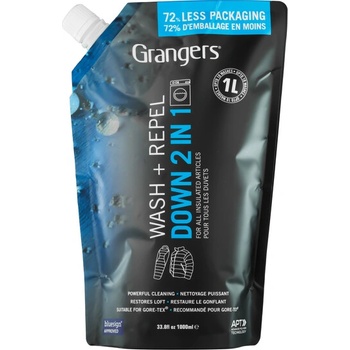 Grangers Wash And Repel Down Разтвор за почистване и импрегниране DownMaxx 2v11000 ml (820175)