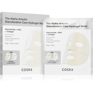 Cosrx The Alpha-Arbutin Discoloration Care хидрогелна маска да уеднакви цвета на кожата 3x34 гр