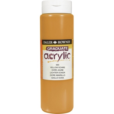 Daler-Rowney Graduate АКРИЛНА боя Yellow Ochre 500 ml 1 бр (123500690)