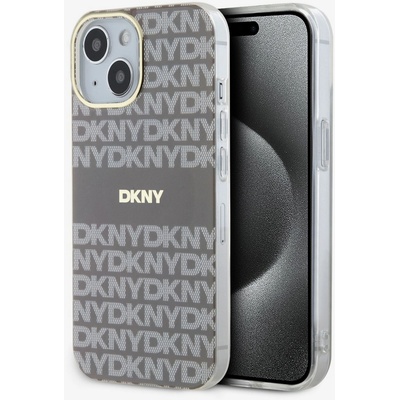 DKNY PC/TPU Repeat Pattern Tonal Stripe Magsafe Back Cover за iPhone 15 Beige DKNY DKNY | Bezhov | ЖЕНИ | UNI