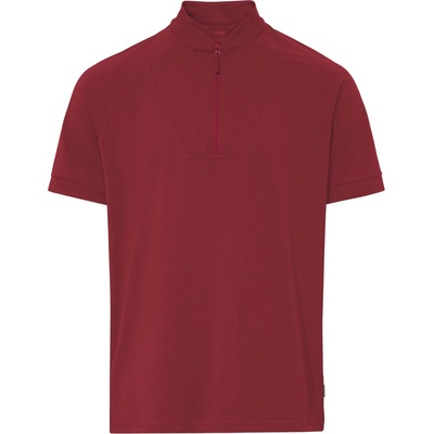 Vaude Мъжка фланелка с къс ръкав за колоездене Vaude Adlux Half Zip Shirt Cycling jersey - Carmine - размер XL (056-3952-0114)