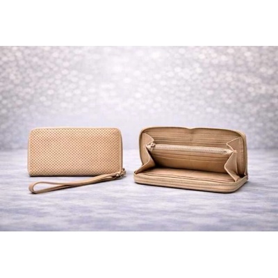 Max Original Leather Kožená peňaženka beige