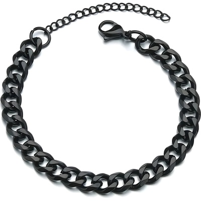 HARAHU Гривна на ръка kr-34841 - Черна / 21см / 3, 5мм kp34841 (kr-34841)