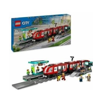 LEGO® Строителна Игра Lego 60423 Downtown Tram and Station Многоцветен