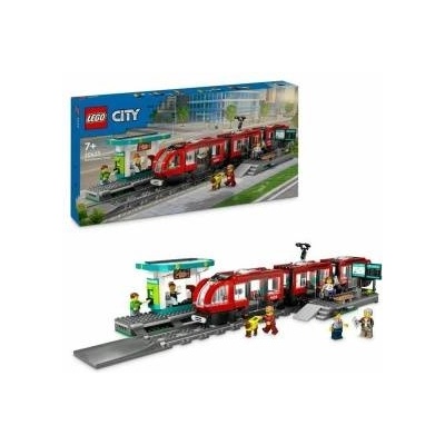 LEGO® Строителна Игра Lego 60423 Downtown Tram and Station Многоцветен
