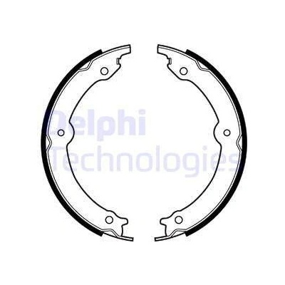 Sada brzdových čeľustí DELPHI LS2152