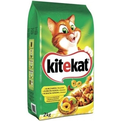 Kitekat kuřecí & zelenina 12 kg