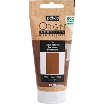 Pébéo Origin АКРИЛНА боя Raw Sienna 60 ml 1 бр (817031)