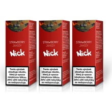 Nick STRAWBERRY NICOTINE SALT 10 ml 20 mg 3 ks