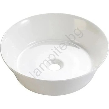 Bathco 4087 - Мивка за плот VOLTA, диаметър 42 см, порцелан/бяла (BO0040)