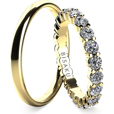 Bisaku Snubní Salome BIS B30327275G Žluté zlato