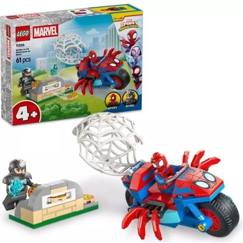 LEGO® Marvel Spidey and his Amazing Friends - Spidey on his Motorcycle vs. Rhino (11206)
