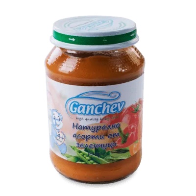 Ганчев пюре Натурално асорти от зеленчуци