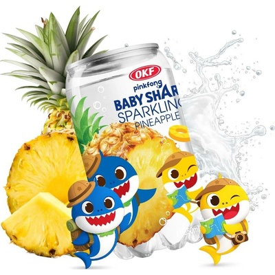 OKF Sparkling Baby Shark Pineapple Drink 350 ml