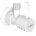 Mexen R1 Ъглов вентил за батерия 1/2"x3/8", бял - 79970-20 (79970-20)