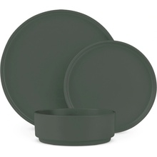 BERLINGERHAUS Jídelní sada talířů Matte Green Collection zelená 18 ks