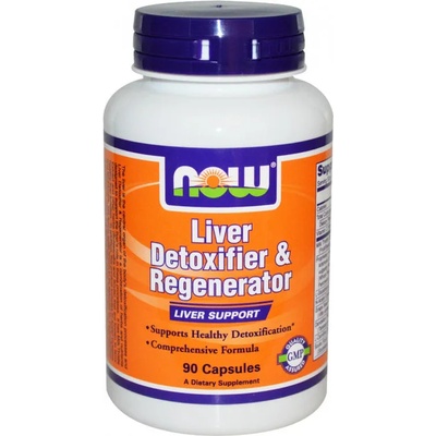 NOW НАУ ФУДС ЛИВЪР ДЕТОКС КАПС. * 90 / now liver detoxifier & regenerator 90 caps
