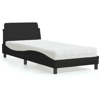 vidaXL 11461.3208306 Postel s matrací Dover černá textil