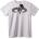 NOONEBRAND Тениска Brave Лого Черна - 2XL, White