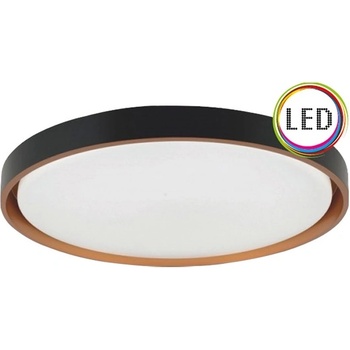 Mitea Lighting M205520-A - LED плафон ф400мм, 28W, 3CCT 3000~6500K, 220~240V, черен/злато (M205520-A)
