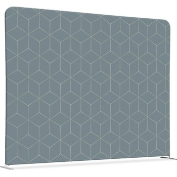 Jansen Display Oboustranný Hexagon šedý 150 x 150 cm