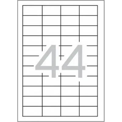 GENTLE УНИВЕРСАЛНИ ЕТИКЕТИ - 48, 5 mm x 25, 4 mm - 44 броя на лист - 100 листа - PN BR1895 - OUTLET - GENTLE (700 LABBR1895)