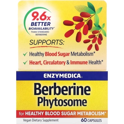 Enzymedica Berberine Phytosome, 275 mg, 60 капсули, Enzymedica (75232)