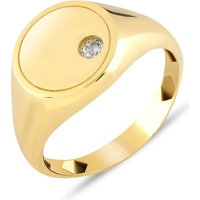 Lillian Vassago zlatý prsten se zirkonem LLV31 GR001