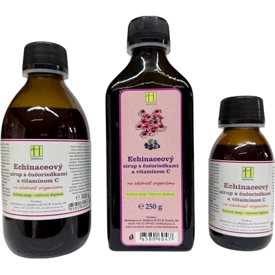Herbárius Echinaceový sirup s čučoriedkami a Vitamínom C 120 g