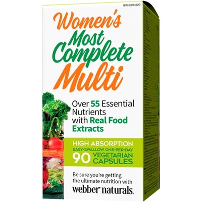 Webber Naturals Women’s Most Complete Multi [90 капсули]