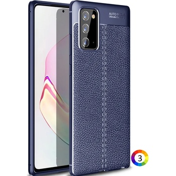 Image 1 of Samsung Galaxy Note 20/Note 20 5G Удароустойчив Litchi Skin Калъф и Протектор