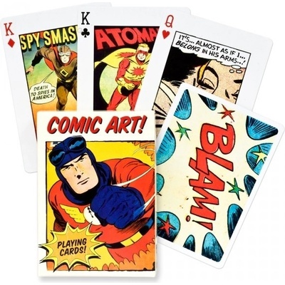 Piatnik Poker Vintage Comic Art