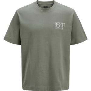 JACK & JONES Тениска Jack and Jones Men's Regular Fit Short-Sleeve T-Shirt - Agave Green