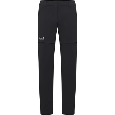 Jack Wolfskin Дамски панталон със свалящи крачоли Jack Wolfskin Women's Hikeout Zip Away Pants Zip-off trousers - Black - размер 36 (110-1691-0111)
