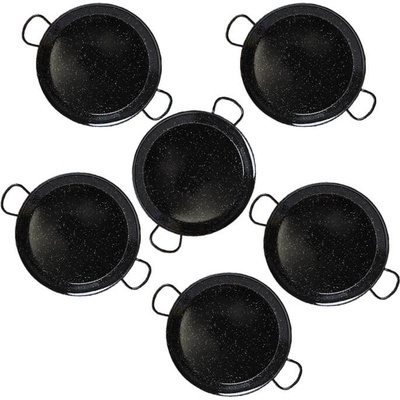 Perfect Home Súprava smaltovaných panvic Paella 24 cm 6 ks