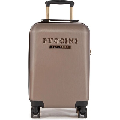 PUCCINI Самолетен куфар за ръчен багаж Puccini Los Angeles ABS017C Бежов (Los Angeles ABS017C)