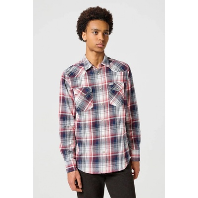 Wrangler pánska košeľa Western shirt in Red Blue 112357243 viacfarebná