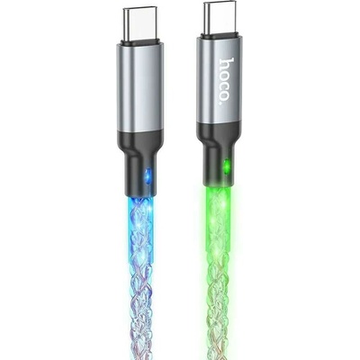 Hoco U112 typ C na typ C 3A 60W 1m šedý