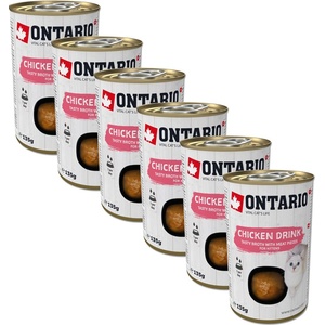 ONTARIO Онтарио Котенце пилешки напиток 6 x 135 г
