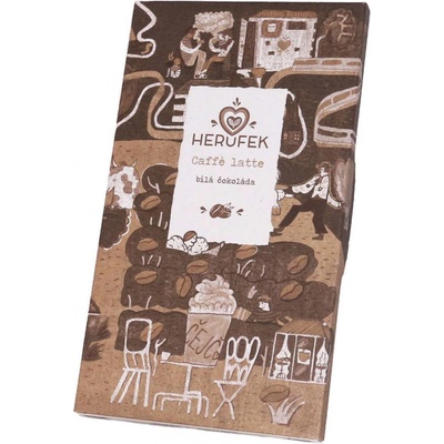 Herůfek Caffè Latte 40% bílá BIO, 50 g
