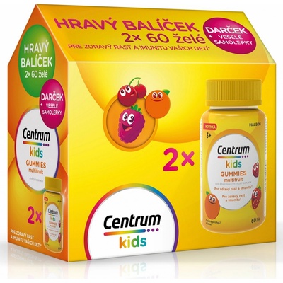 Centrum Kids gummies Multifruit 2 x 60 želé