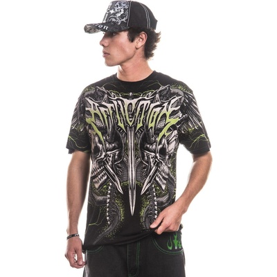 AFFLICTION мъжка тениска affliction - fatal deceit - a29236-bklv