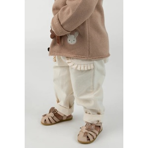 Donsje Бебешка памучна жилетка Danta Cardigan Fluffy Bunny (3047201)