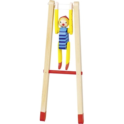 Goki Дървена игра Goki - Клоун на стълба (53949)