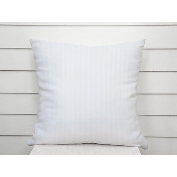 Biante damašek Atlas Grádl DM-015 biela - pásiky 8 mm 40 x 40 cm