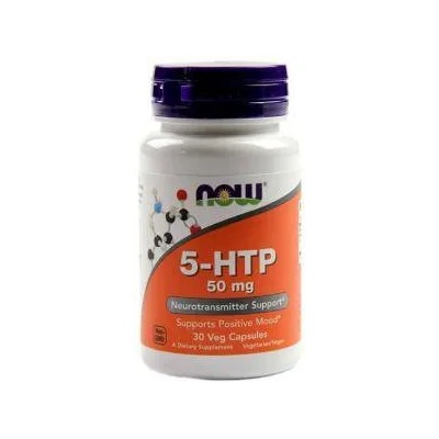 NOW Аминокиселина 5-htp 50 мг. - 30 капсули - now foods, nf0097