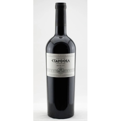 Starosel Winery Merlot červená 2021 14,8% 0,75 l (holá láhev)